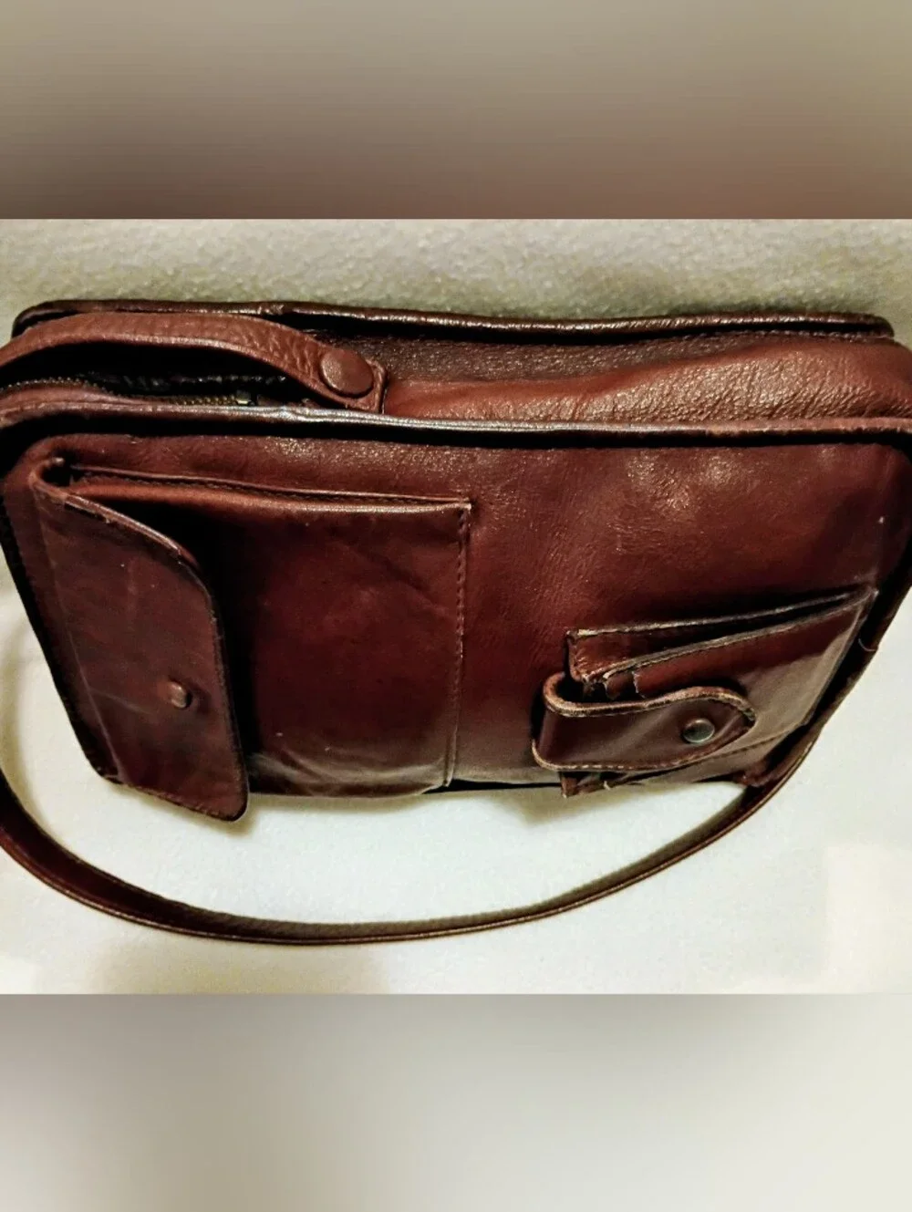 Fairfax Leather Hippie Satchel 70s Boho Good Goods